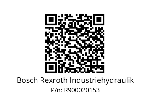   Bosch Rexroth Industriehydraulik R900020153