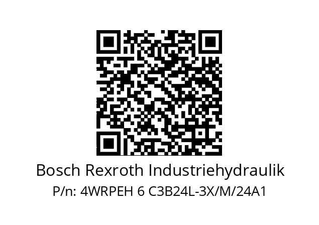   Bosch Rexroth Industriehydraulik 4WRPEH 6 C3B24L-3X/M/24A1