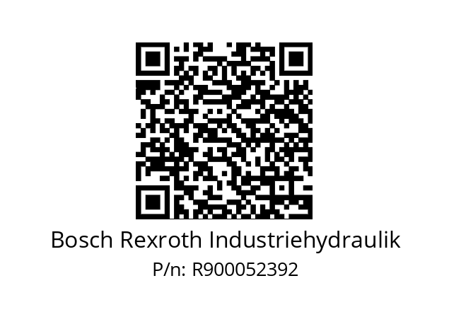   Bosch Rexroth Industriehydraulik R900052392