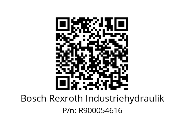   Bosch Rexroth Industriehydraulik R900054616