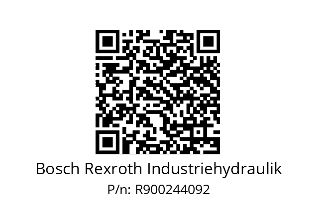   Bosch Rexroth Industriehydraulik R900244092