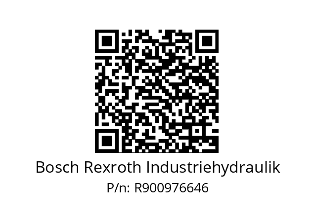   Bosch Rexroth Industriehydraulik R900976646