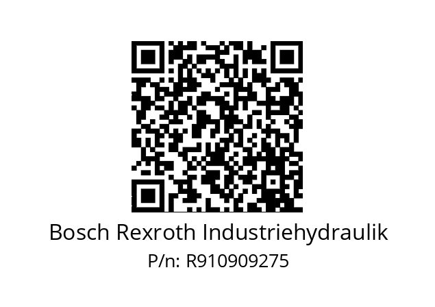   Bosch Rexroth Industriehydraulik R910909275