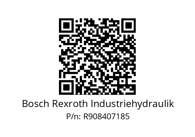   Bosch Rexroth Industriehydraulik R908407185