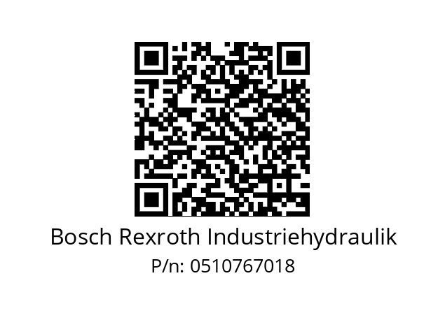   Bosch Rexroth Industriehydraulik 0510767018