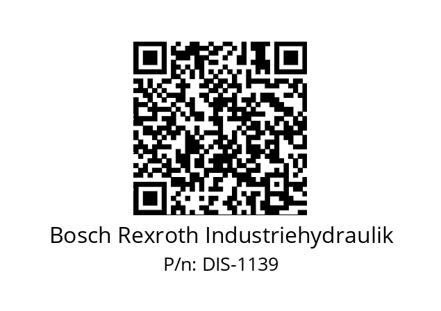   Bosch Rexroth Industriehydraulik DIS-1139