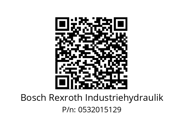   Bosch Rexroth Industriehydraulik 0532015129