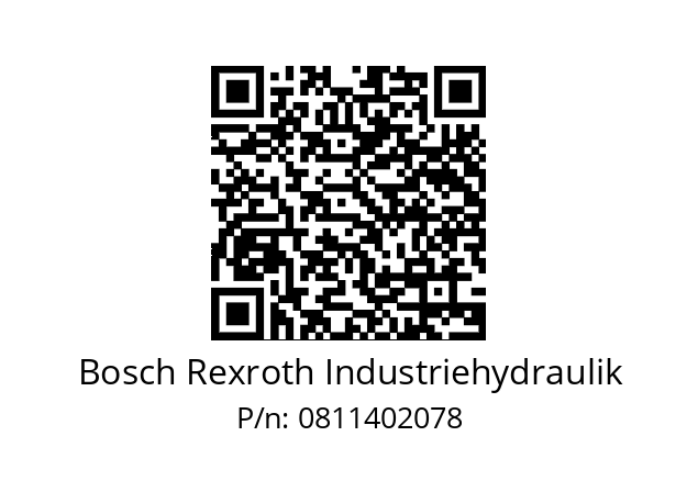   Bosch Rexroth Industriehydraulik 0811402078