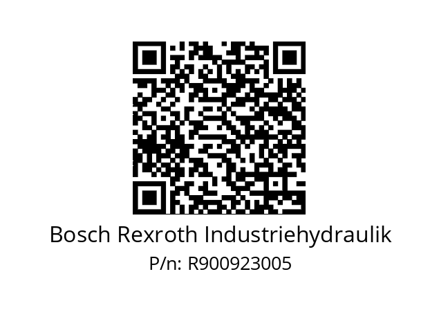   Bosch Rexroth Industriehydraulik R900923005