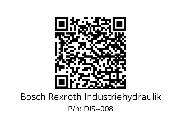   Bosch Rexroth Industriehydraulik DIS--008