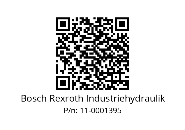   Bosch Rexroth Industriehydraulik 11-0001395