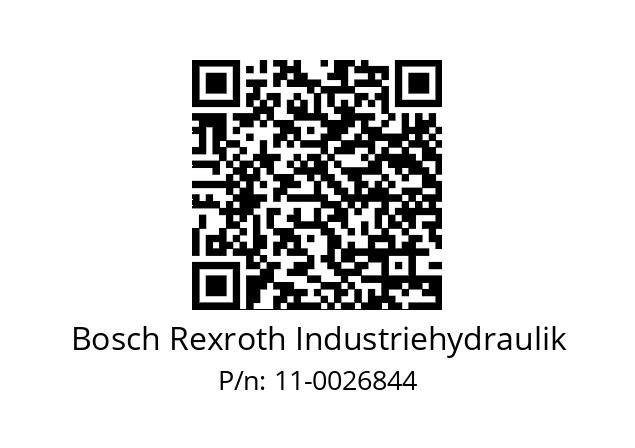   Bosch Rexroth Industriehydraulik 11-0026844