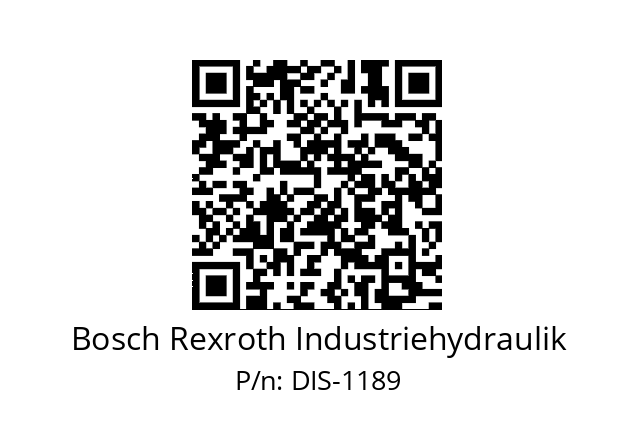   Bosch Rexroth Industriehydraulik DIS-1189