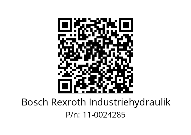   Bosch Rexroth Industriehydraulik 11-0024285