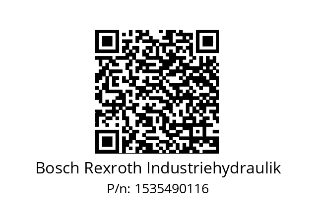   Bosch Rexroth Industriehydraulik 1535490116