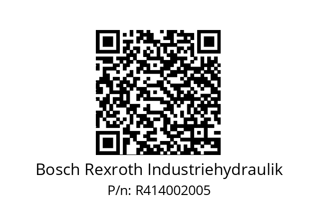   Bosch Rexroth Industriehydraulik R414002005