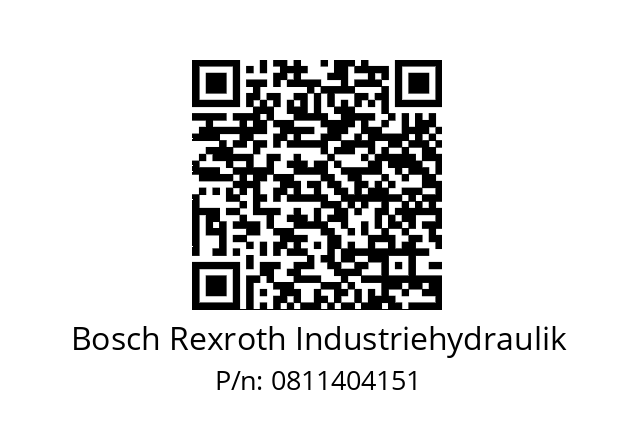   Bosch Rexroth Industriehydraulik 0811404151