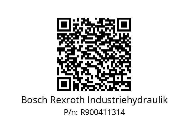   Bosch Rexroth Industriehydraulik R900411314