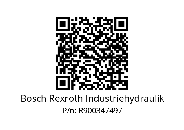   Bosch Rexroth Industriehydraulik R900347497