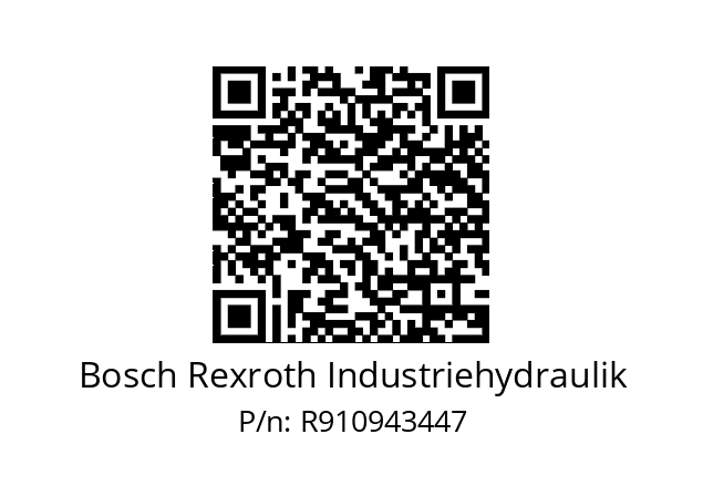   Bosch Rexroth Industriehydraulik R910943447