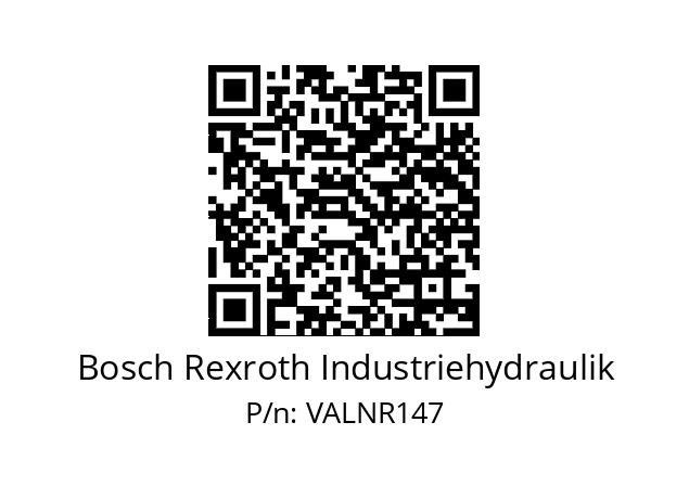   Bosch Rexroth Industriehydraulik VALNR147