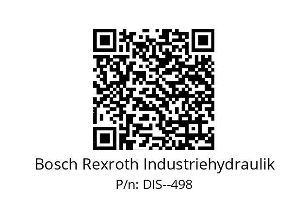   Bosch Rexroth Industriehydraulik DIS--498