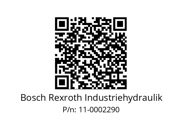   Bosch Rexroth Industriehydraulik 11-0002290