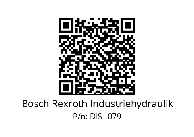   Bosch Rexroth Industriehydraulik DIS--079