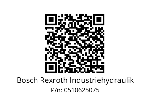   Bosch Rexroth Industriehydraulik 0510625075