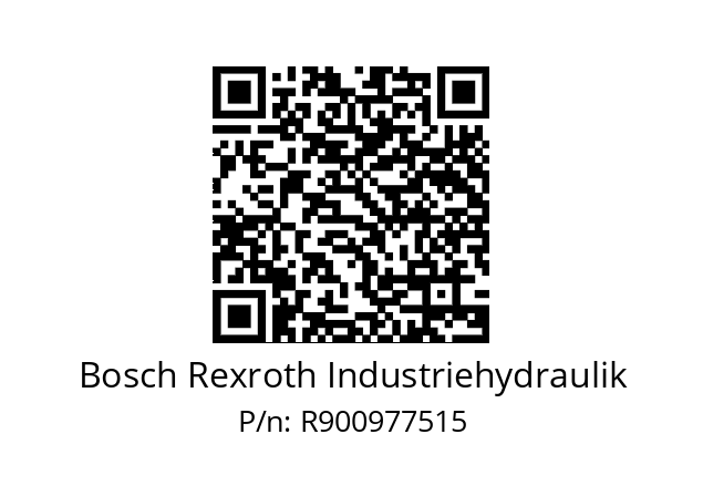   Bosch Rexroth Industriehydraulik R900977515