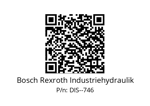   Bosch Rexroth Industriehydraulik DIS--746