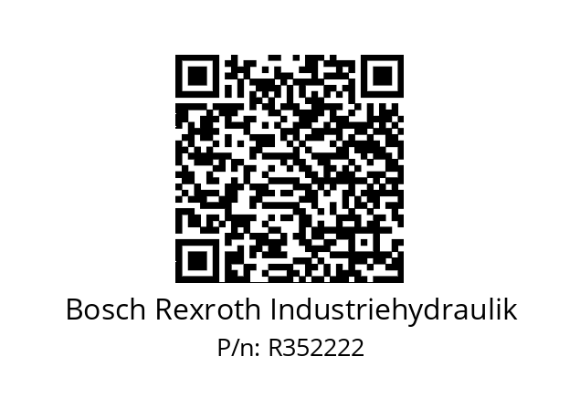   Bosch Rexroth Industriehydraulik R352222