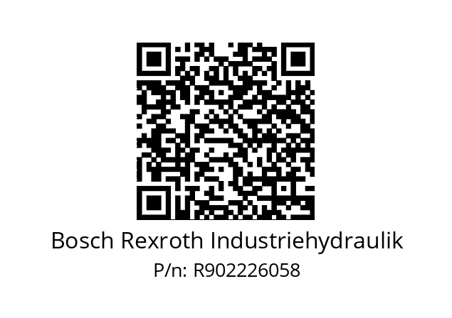 Axial piston pump  Bosch Rexroth Industriehydraulik R902226058