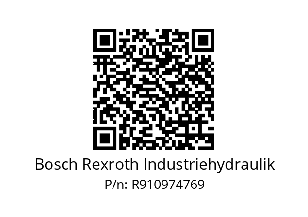   Bosch Rexroth Industriehydraulik R910974769