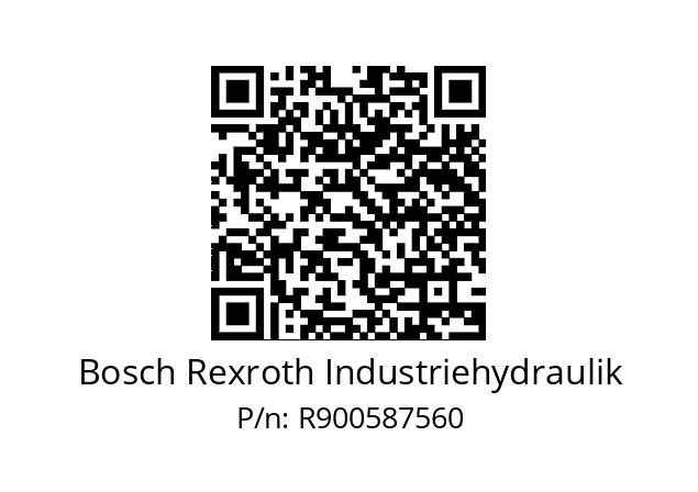   Bosch Rexroth Industriehydraulik R900587560