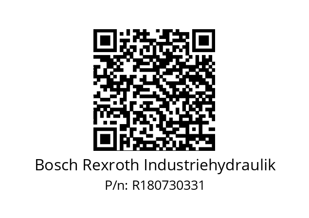   Bosch Rexroth Industriehydraulik R180730331