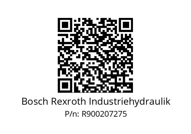   Bosch Rexroth Industriehydraulik R900207275