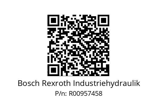   Bosch Rexroth Industriehydraulik R00957458