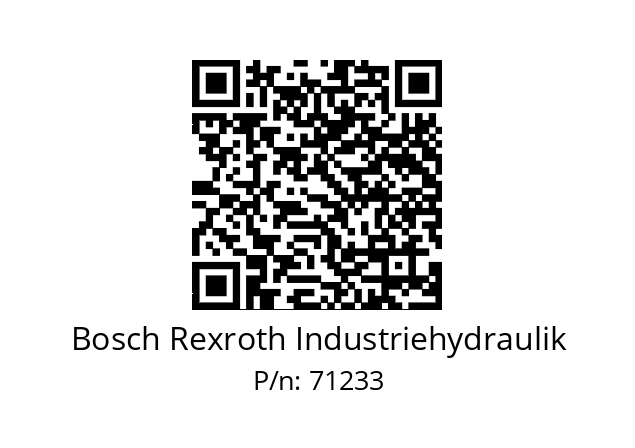   Bosch Rexroth Industriehydraulik 71233