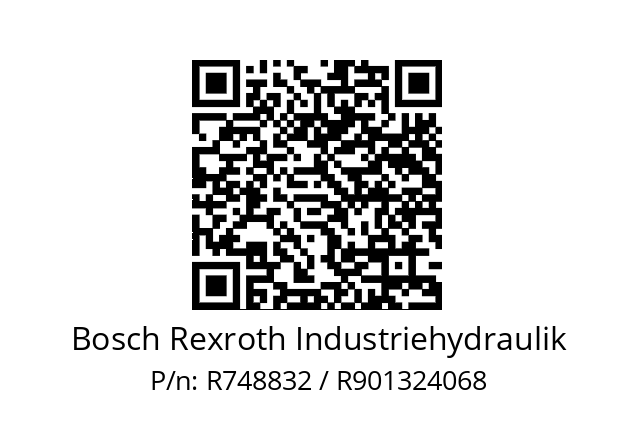   Bosch Rexroth Industriehydraulik R748832 / R901324068