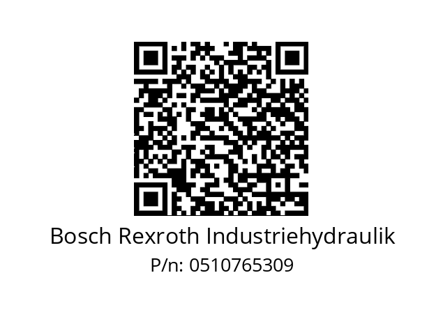   Bosch Rexroth Industriehydraulik 0510765309