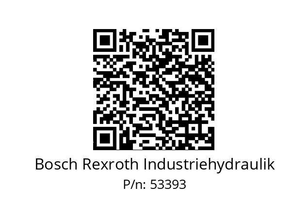   Bosch Rexroth Industriehydraulik 53393