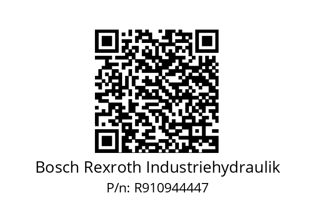   Bosch Rexroth Industriehydraulik R910944447