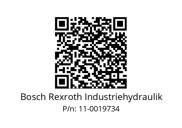   Bosch Rexroth Industriehydraulik 11-0019734