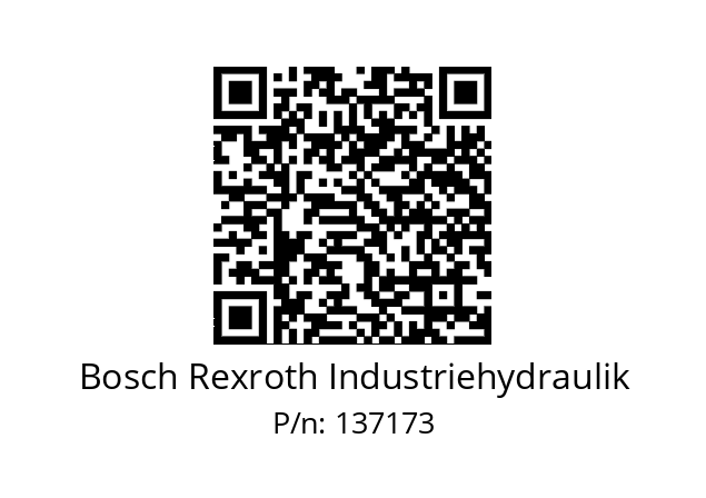   Bosch Rexroth Industriehydraulik 137173