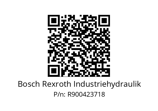   Bosch Rexroth Industriehydraulik R900423718