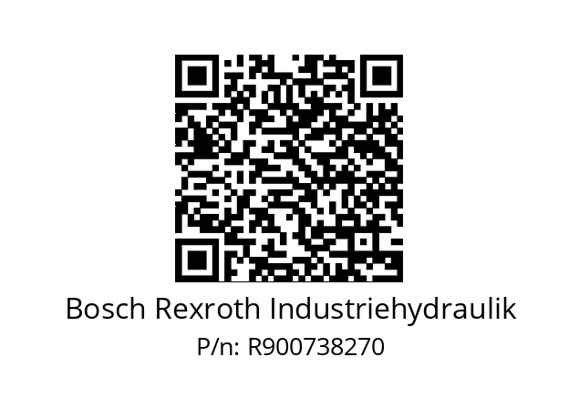   Bosch Rexroth Industriehydraulik R900738270