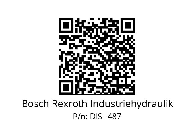   Bosch Rexroth Industriehydraulik DIS--487