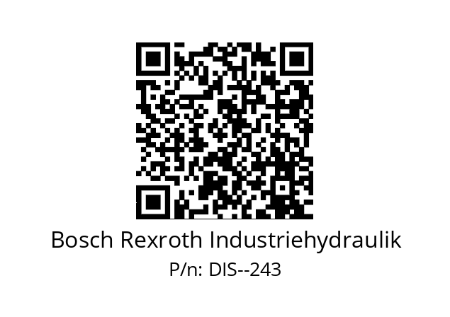   Bosch Rexroth Industriehydraulik DIS--243