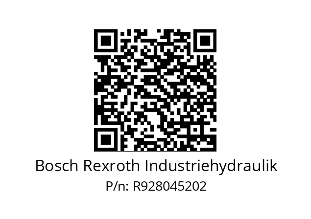   Bosch Rexroth Industriehydraulik R928045202